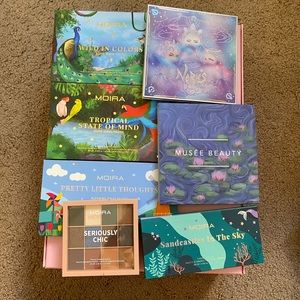 Indie Brand Eyeshadow Palette Lot ✨7 piece bundle, 5 new and unused